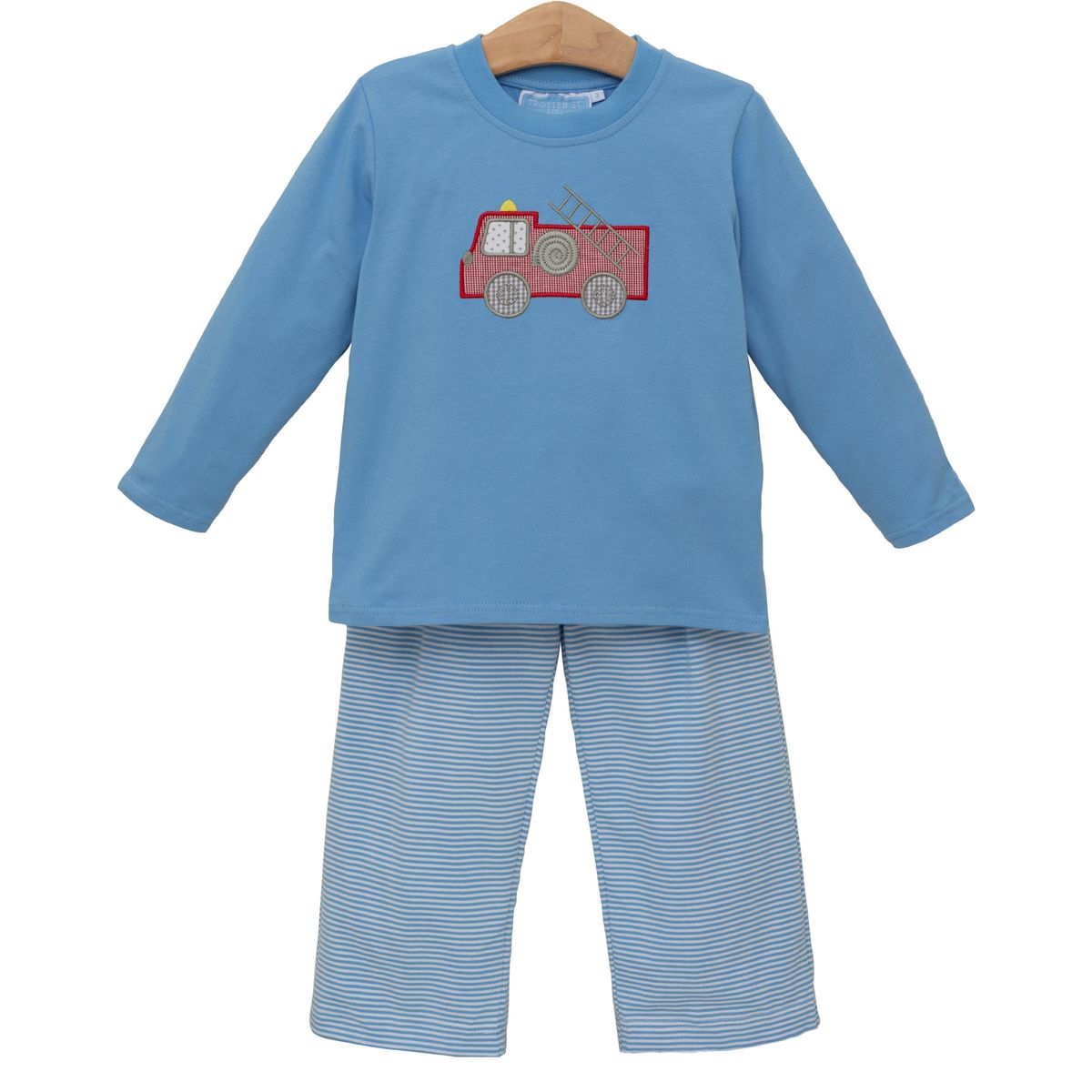 Trotter Street Fire Truck Pant Set