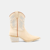 ShuShop Zahara Cowboy Boots Cream