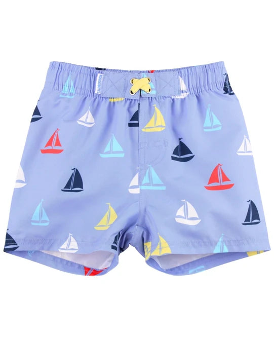 Rugged Butts Down by the Bay Swim Trunks