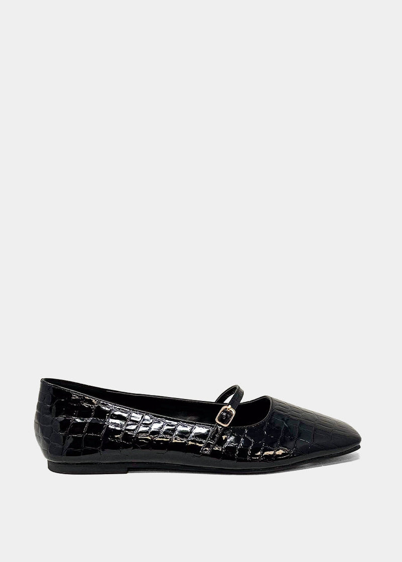 ShuShop Adele Black Croco