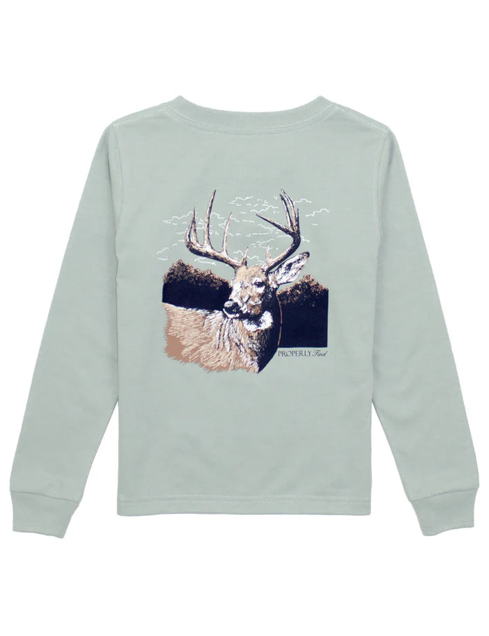 Properly Tied Boys Buck LS Sage