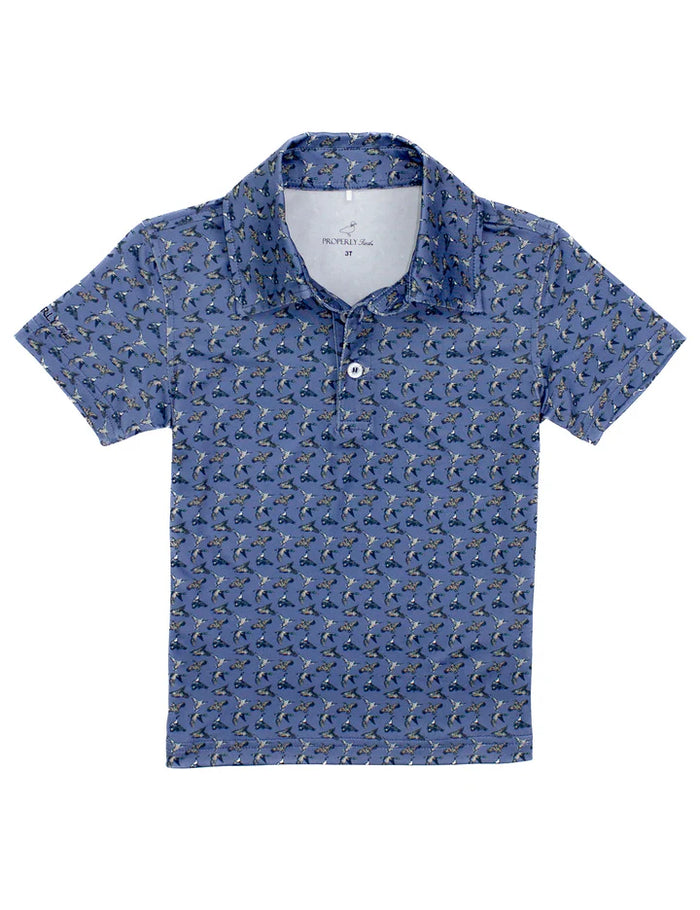 Properly Tied Boys Inlet Polo Flock