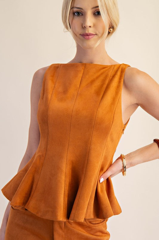 Sleeveless Fitted Top