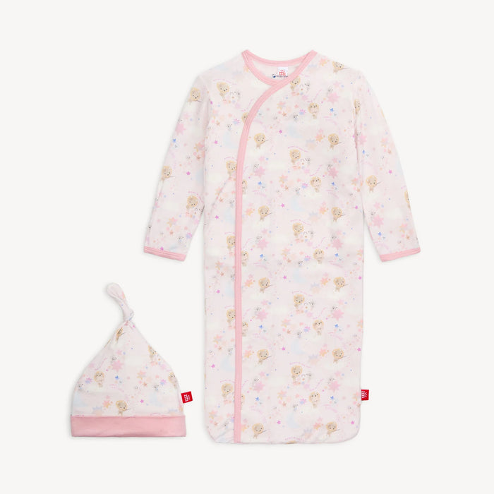 Magnetic Me Pink Star Catcher Modal Magnetic Gown & Hat Set