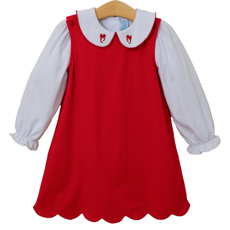 Trotter Street Holiday Bow Dress Set