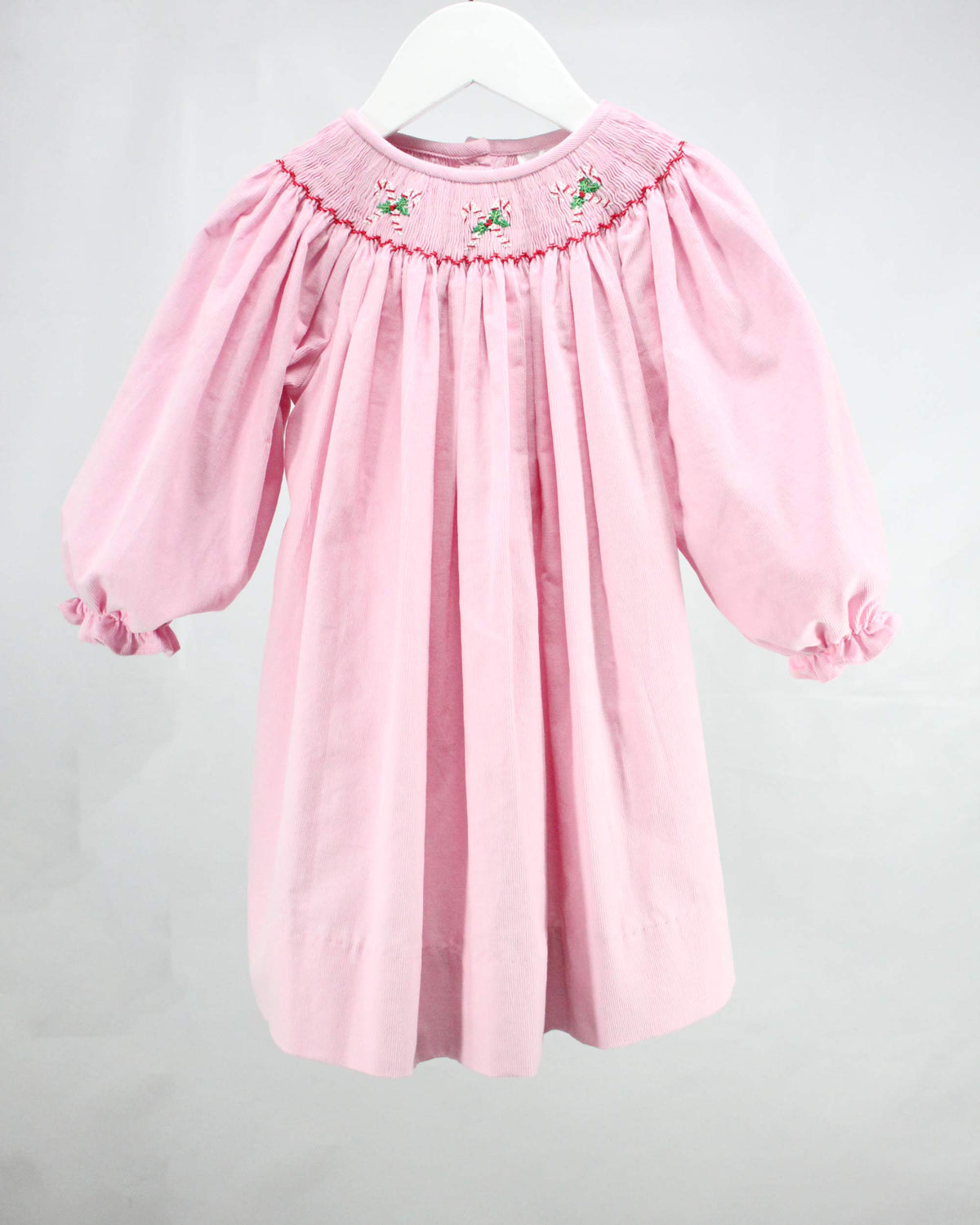 Baby Blessings Candy Cane Ellie Dress Pink