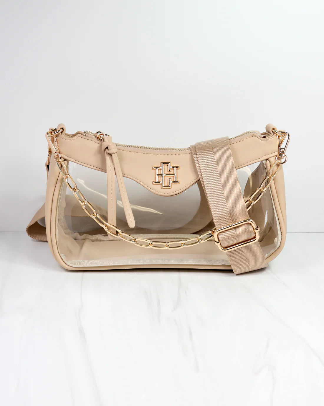 Caroline Hill Cassidy Clear Crossbody