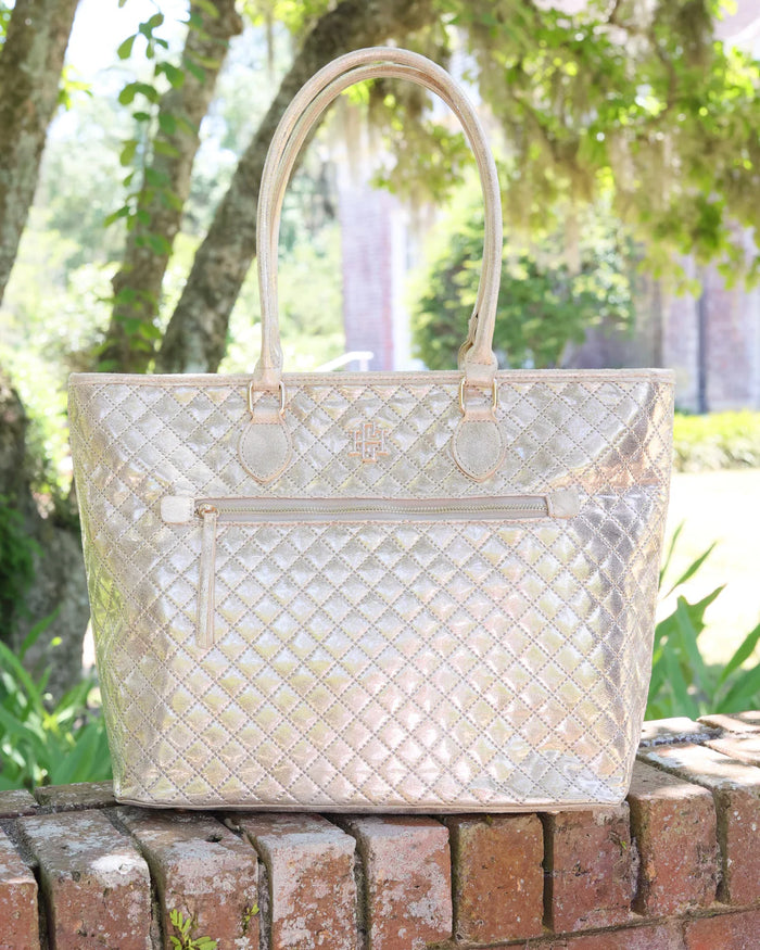 Caroline Hill Jayden Tote Champagne Pop