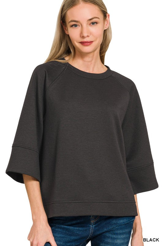 Scuba 3/4 Sleeve Pullover