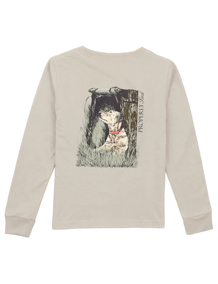 Properly Tied Boys Mossy Oak Lab LS Linen