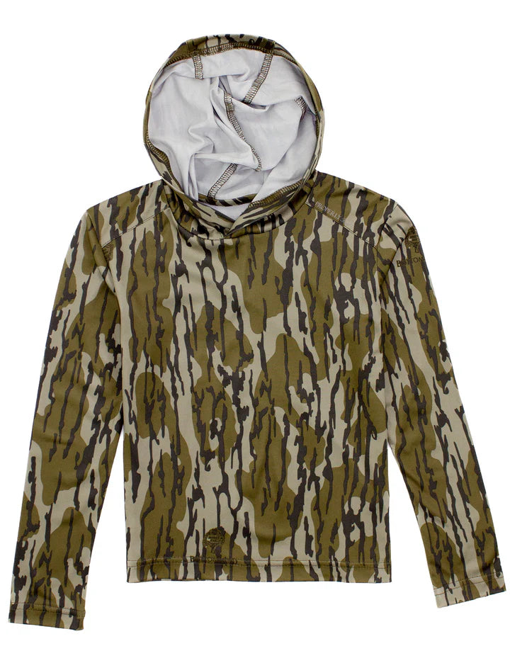 Properly Tied Boys Ravine Hoodie Mossy Oak Original Bottomland