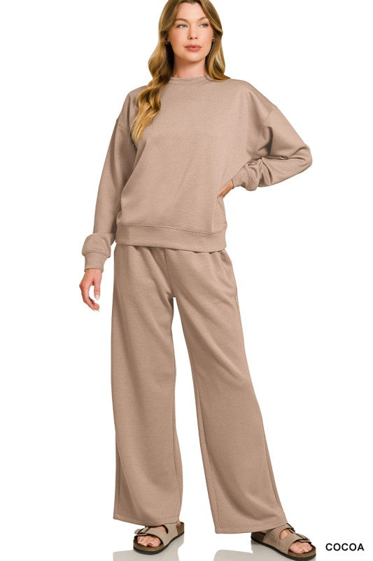 Scuba Crewneck Pullover & Pants Set