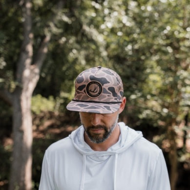 Youth Burlebo Cap - CIRCLE ANTLER PATCH - CAMO