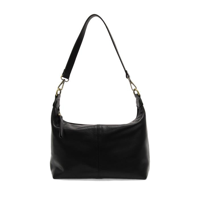 JOY SUSAN DANNA TOP ZIP CROSSBODY BLACK