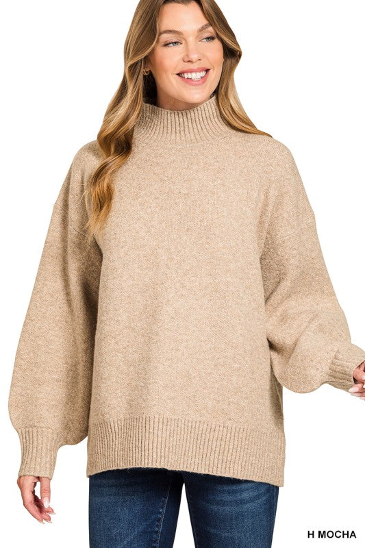Mock Neck Sweater