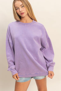 Oversized Crew Neck Sweatshirt