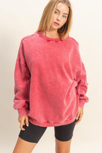 Oversized Crew Neck Sweatshirt