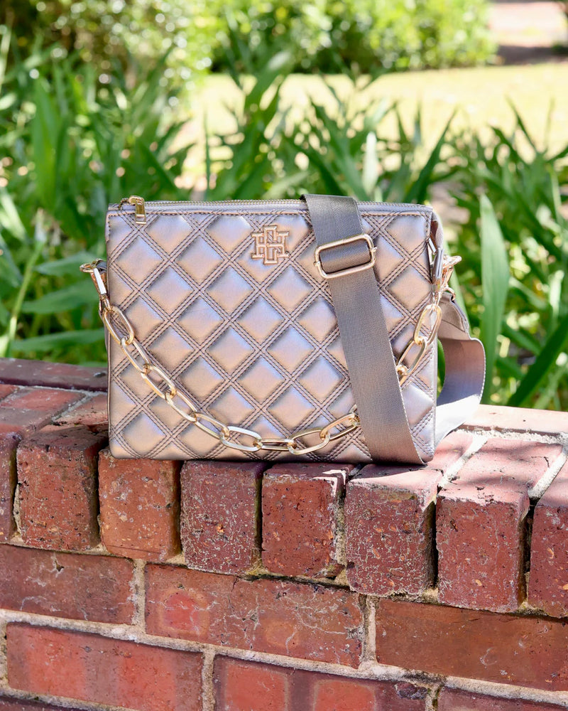 Caroline Hill Ariana Crossbody Black Pearl DQ