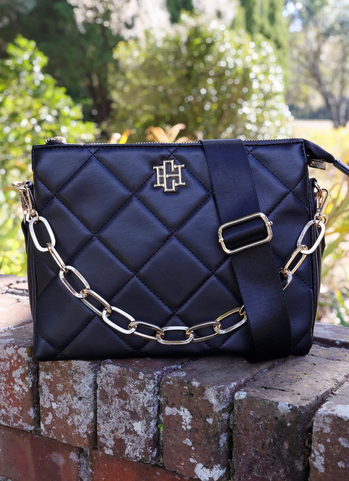 Caroline Hill Ariana Crossbody Black LD