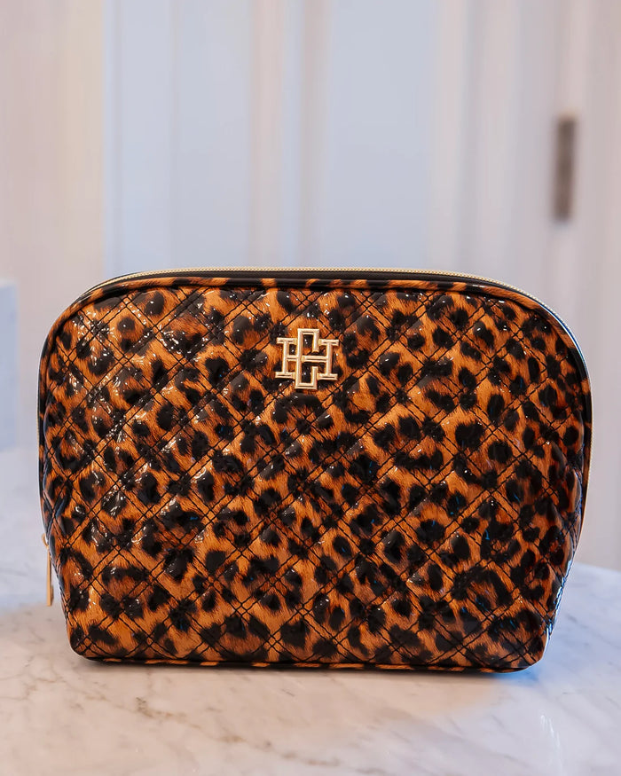 Caroline Hill Ibiza Small Pouch Spotted Patent