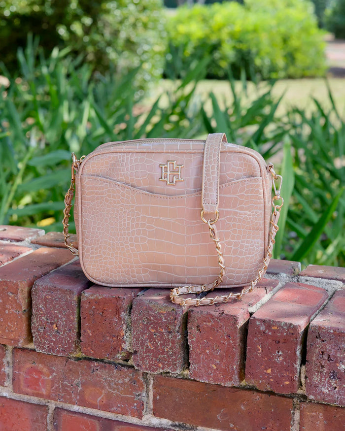 Caroline Hill Fiona Crossbody Latte EC