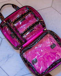 Caroline Hill Punta Cana Large Case Spotted Patent