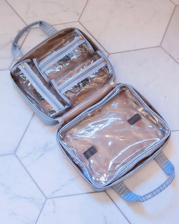 Caroline Hill Punta Cana Large Case Baby Blue EC
