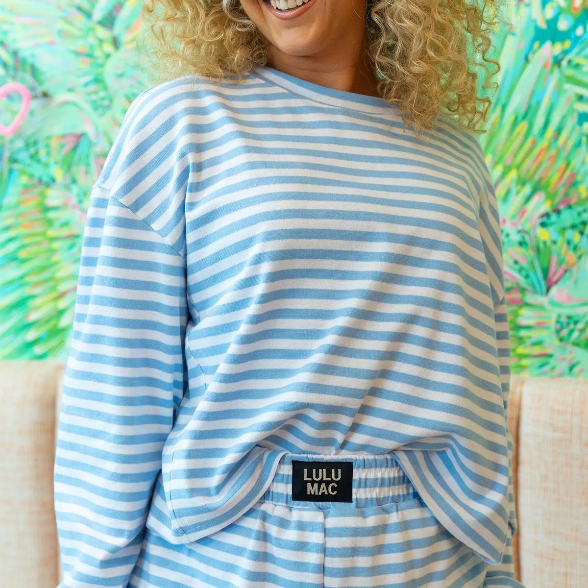 LULU MAC-STRIPE TOP