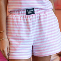 LULU MAC- STRIPE SHORTS