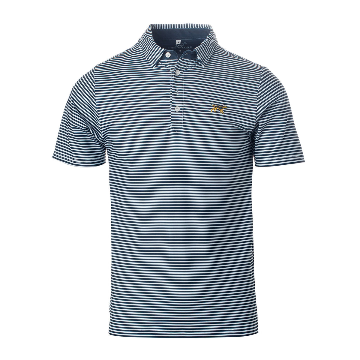 Fieldstone Youth The Marshall Performance Polo Navy/White – Willow at ...