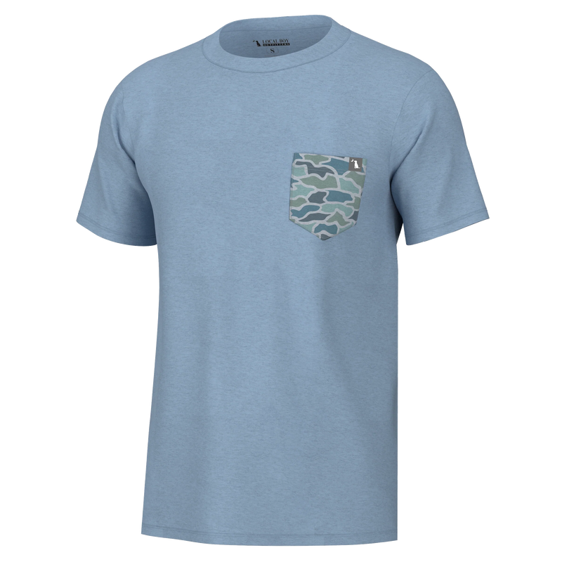 Local Boy-S/S Heather-Blend Crew