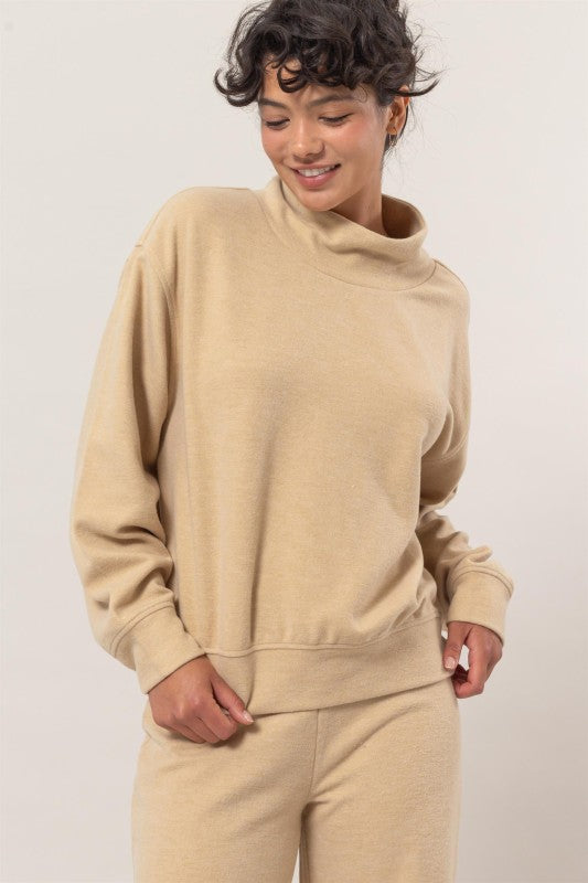 Funnel Neck Sweatshirt