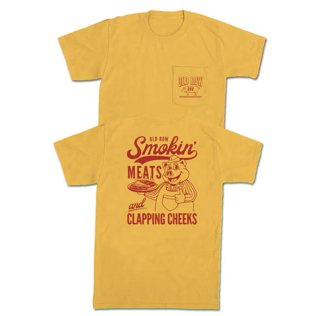 Old Row- Pocket Tee-Smokin Meat