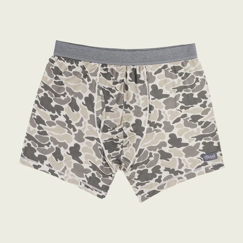 Marsh Wear- Buxton Brief Boxers-Stone Mallard Camo