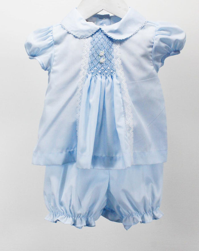 Light Blue & White Flowers Mia Set