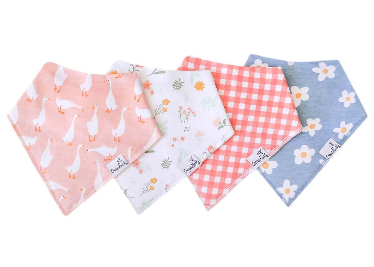 Copper Pearl Baby Bandana Bibs