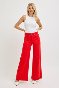 Risen High Rise Wide Leg Palazzo Jeans