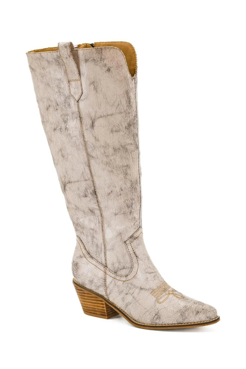 Corkys Hat Off Putty Crackle Boots