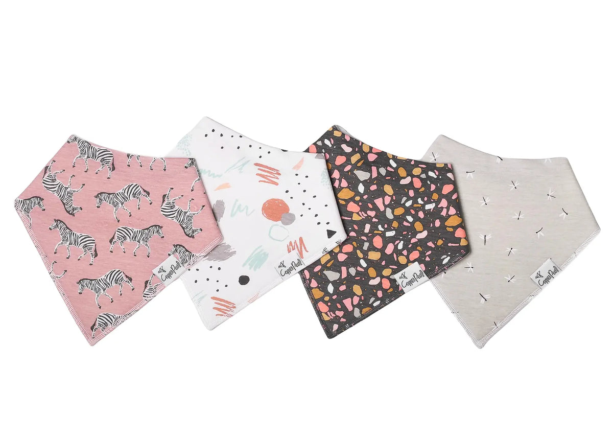 Copper Pearl Baby Bandana Bibs