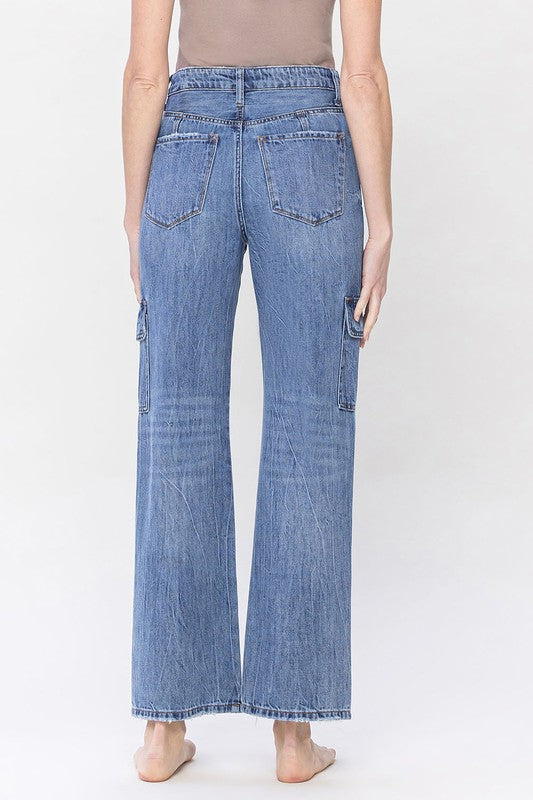 Vervet 90'S SUPER HIGH RISE DAD CARGO JEANS