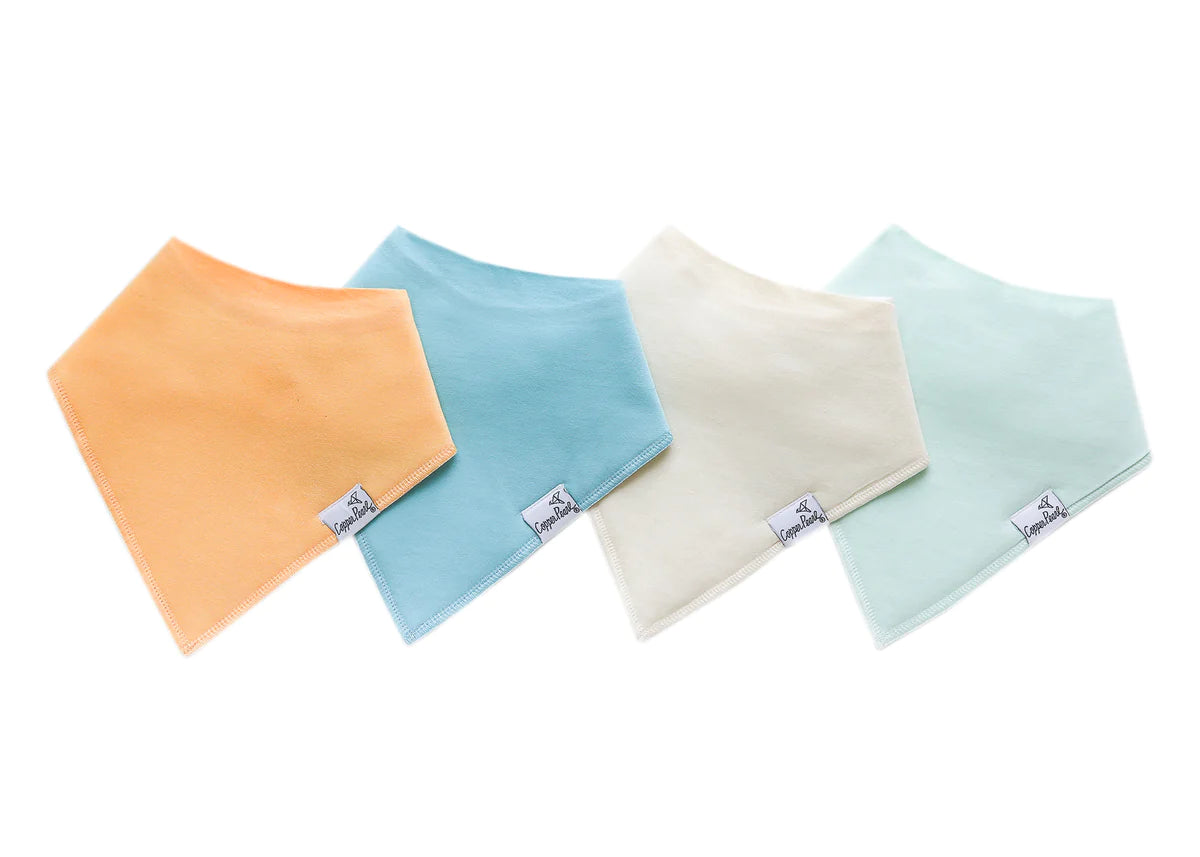 Copper Pearl Baby Bandana Bibs