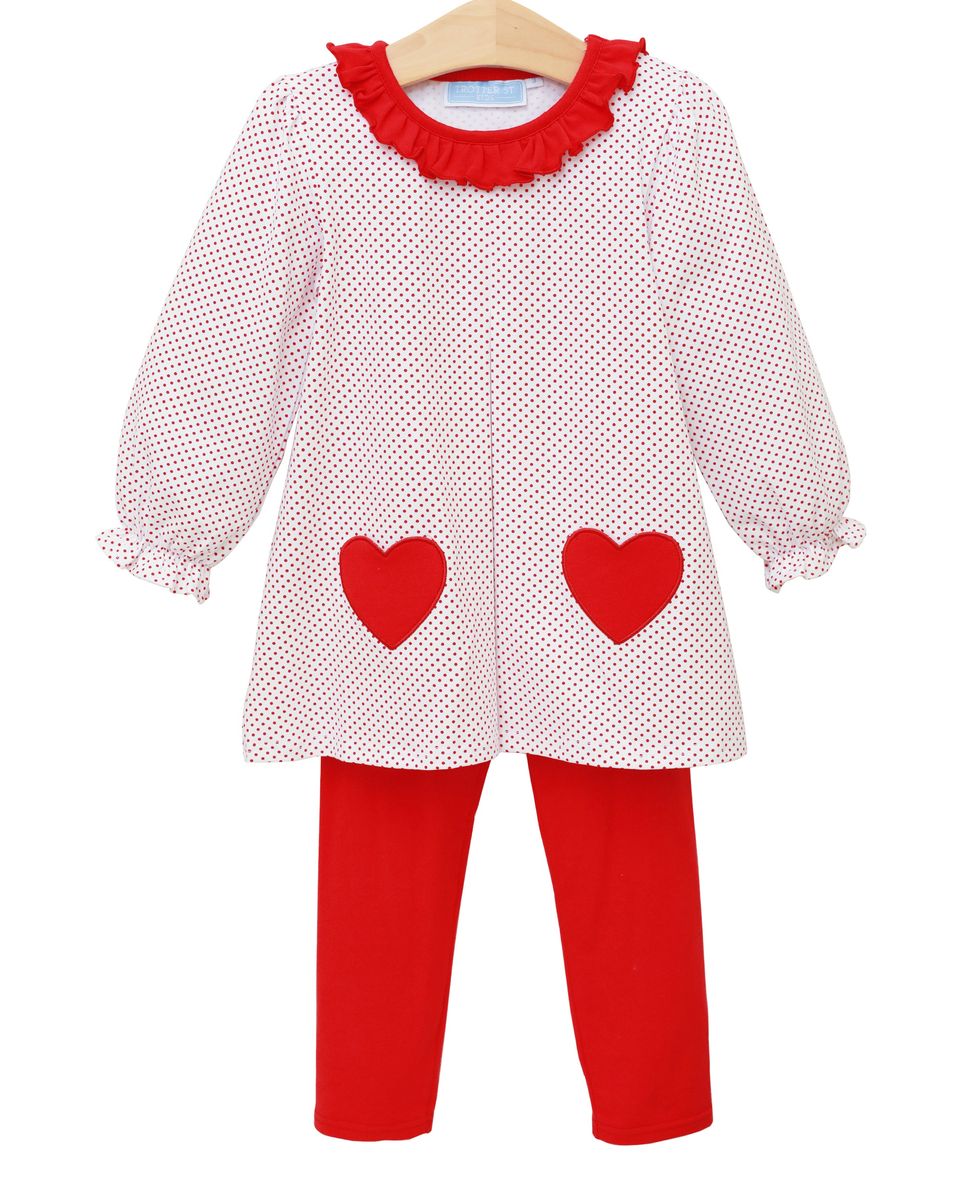 Trotter Street Be Mine Bloomer Pants Set