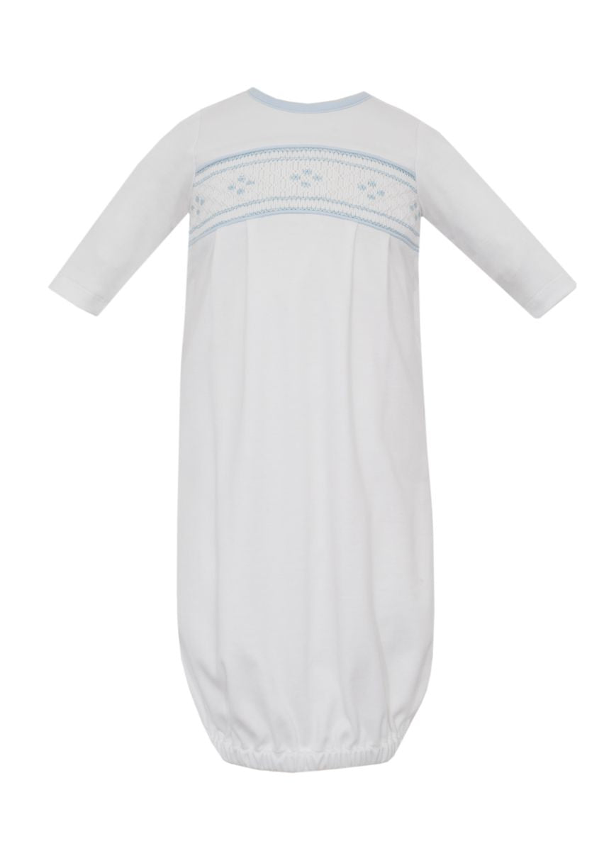 Petit Bebe AIDEN - White knit boy's sac