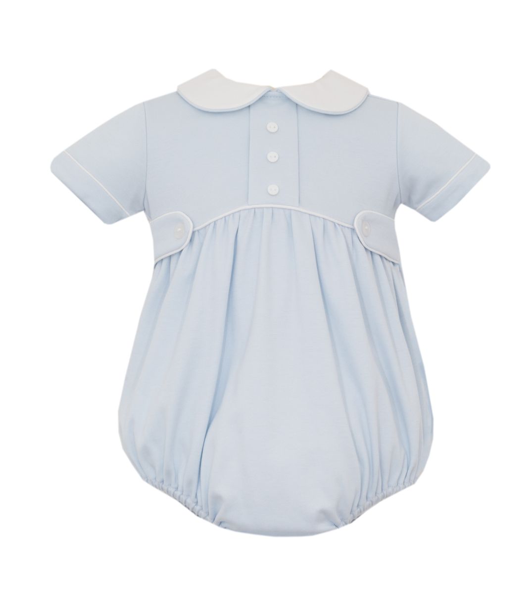 Petit Bebe GROUP 7 - Lt.blue knit boy's bubble