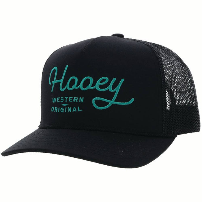 Hooey - "OG" HOOEY HAT BLACK W/TEAL