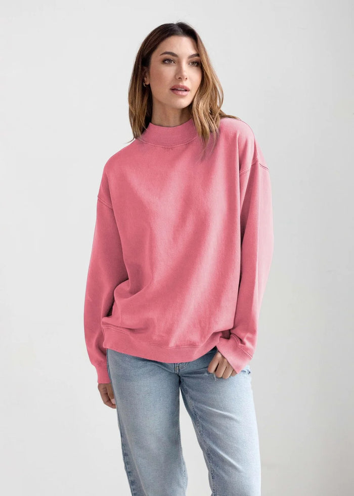 NANTUCKET MOCK NECK SWEATSHIRT