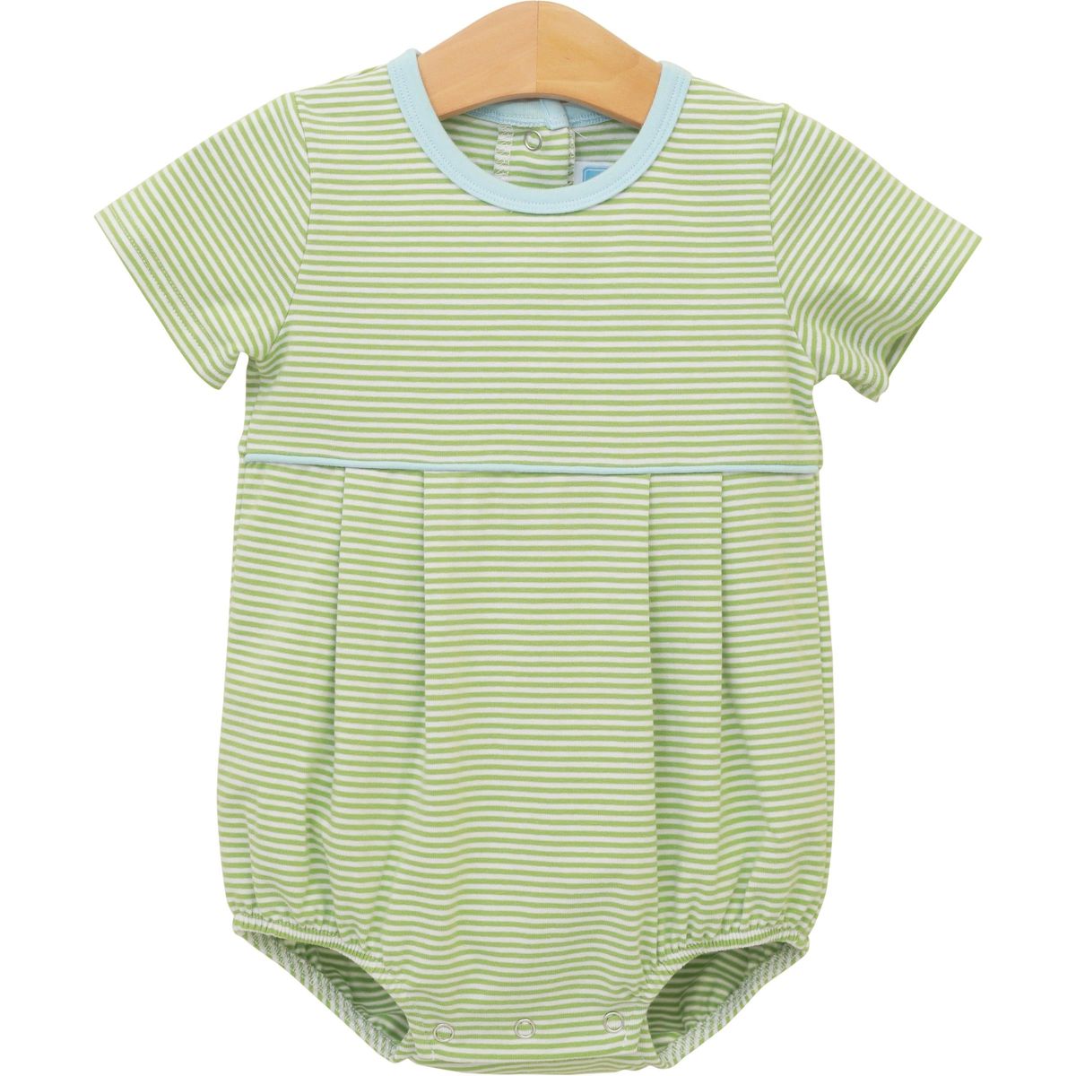 Trotter Street Bentley Bubble- Green Stripe/Light Blue