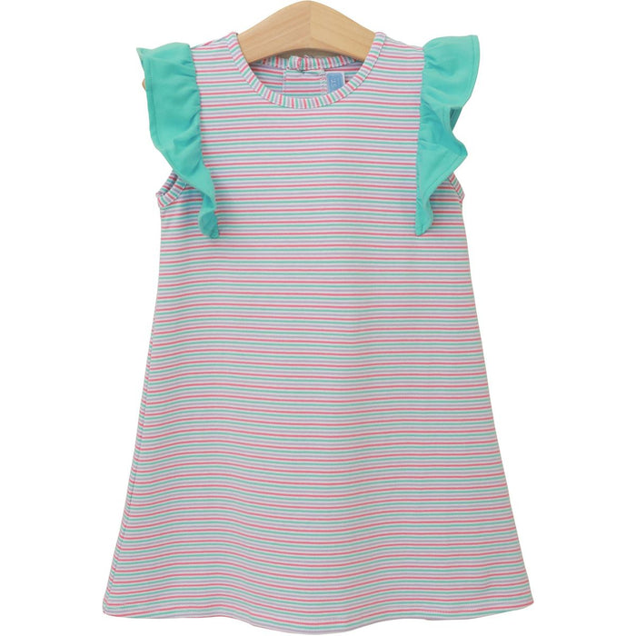 Trotter Street Ruby Dress- Multi Stripe