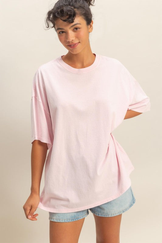 Oversized Mineral Wash T-shirt