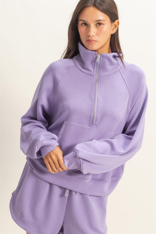 Half-zip Collar Pullover